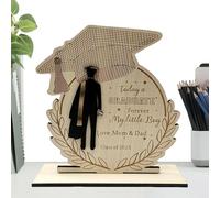 Generico 2025 Graduation Season Decorations - Wooden Graduation Desktop Ornaments | Graduâtion Signs Class of 2025 | Wooden Keepsakeinspirational Desk Ornaments Photo Props Centerpiece for Students