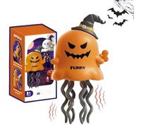 Genérico 2025 Halloween Dancing Ghost Toy, Halloween Wind Up Toys, Cute Self - Moving Spooky Figure with Witch Hat, 3D Creative Fun Twisting Slide Design Toys for Holiday Gifts (Style-1)