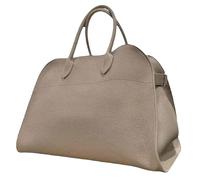 Genérico 2025 Leather Tote Bag for Women, Large Retro Top-Handle Work Bag, Trendy PU Shoulder (Grey)