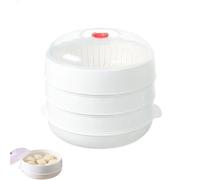Genérico 2025 Microwave Oven Steamer,2025 Upgraded Multifunctional Microwave Heating and Thermal Insulation Steamer Utensils,with a Transparent Lid and Tray,for Cooking Food (Large)