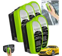 Genérico 2025 New 2.0 Green Oil Film Wipe, Automotive Oil Film Cleaning Brush, 150ml Oil Film Remover for Car, Windshield Cleaner Tool, Glass Oil Film Remover, Improves Clarity (1pcs)