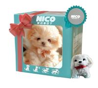 Genérico 2025 New Ai Robot Dog - My Smart Realistic Robot Dog Puppy, That Acts Like a Real Puppy, Interactive Plush Robots Dogs, Robots Dogs for Walking, Barking, Tail Wagging, for Pet Lovers (B1)