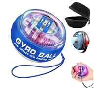 Genérico 2025 New Auto-Start Wrist Trainer Ball,Vital Wrist Exerciser,Torque Ball,with Led Lights for Strengthen Arms,Fingers and Muscles Workouts (Blue,with Light)