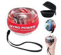 Genérico 2025 New Auto-Start Wrist Trainer Ball,Vital Wrist Exerciser,Torque Ball,with Led Lights for Strengthen Arms,Fingers and Muscles Workouts (Red,Without Light)