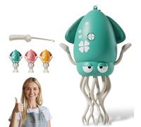 Genérico 2025 New Electric Dancing Octopus Toy, Electric Auto-Avoid Octopus with LED Lights & Music, Smart Wiggly Robotic, for Kids Toddlers Indoor Play (Green)