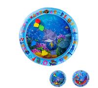 Genérico 2025 New Interactive Water Sensory, Pet Cat Water Bed Play Mat, Playmat Cool Comfort Inflatable Waterbed, Cool Comfort Sensory Playmat for Pet (Circle 1)