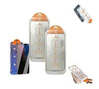 Genérico 2025 New Invisible Screen Protector -Fingerprint-Proof Dust Free, Empered Glass Protector, Without Bubbles, Easy Installation, Precise Positioning (For iPhone 15Pro,Privacy)