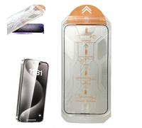 Genérico 2025 New Invisible Screen Protector -Fingerprint-Proof Dust Free Without Bubbles,Tempered Glass Screen Protector for 16/15/14/13 Pro Max, Easy Installation (Privacy,for iPhone-16E)