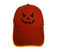 Genérico 2025 NEW Jack-O’-Lantern Halloween Pumpkin Hat, Creative Pumpkin Baseball Cap with Lights, Scary Halloween Decoration (Teeth)