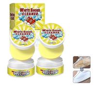 Genérico 2025 New Olite White Shoes Cleaner, Sponge White Shoe Cleaning Cream, Multifunctional Cleaning Paste, For Canvas and Rubber Soles Cleaning and Descaling Polish for Sneaker (2pcs)