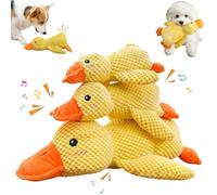 Genérico 2025 New Quack-Quack Duck Dog Toy, Calming Duck Toy for Dogs, Emotional Support Yellow Ducks Toys for Dog Indoor Puppy (L-17.7in)