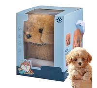 Genérico 2025 New Robot Dog, Nicoo - My Realistic Robotic Puppy, Realistic Puppy, Electronic Interactive Stuffed Dog - Walking, Barking, Tail Wagging (Brown)