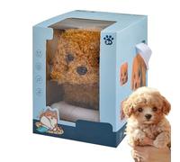 Genérico 2025 New Robot Dog, Nicoo - My Realistic Robotic Puppy, Realistic Puppy, Electronic Interactive Stuffed Dog - Walking, Barking, Tail Wagging (Gold)
