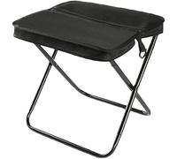 Genérico 2025 New Zipper Folding Stool Portable Stool for Mountaineering and Hiking Lightweight Foldable Chair with Carrying Bag for Outdoor Picnic Hiking Fishing (Black,Large)