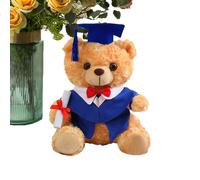 Genérico 2025 Oso De Graduación - Peluche Suave De Graduación 25 Cm,Muñeca De Peluche con Toga Y Birrete Regalo para Alumnas Y Estudiantes De Secundaria