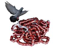 Genérico 2025 Pigeon Leg Rings | 50pcs Safe Birdhouse Accessories - Bright Colors Size Pegeon Easy To Distinguish