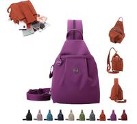 Genérico 2025 Premium 3 in 1 Anti-Theft Travel Bag, Preferablen Waterproof 2-Way Commuter Bag, Large Capacity Convertible Backpack (Purple)