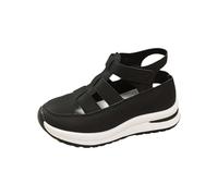 Genérico 2025 Sandalias Deportivas Ortopédicas para Mujer Plataforma Zapatos Verano Comodos Vestir Cuña Transpirables Comodas Verano Cierre De Hebilla Vestir Casual Sandalia