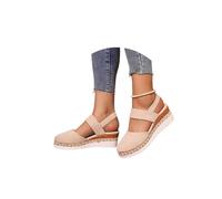 Genérico 2025 summer new wide band closed toe sandals for womenOrthopedic Platform Wedge (1PCS/A, Adulto, Mujer, 36, Números, Sistema tallas calzado EU, mediano)