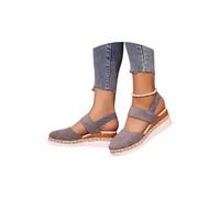 Genérico 2025 summer new wide band closed toe sandals for womenOrthopedic Platform Wedge (1PCS/E, Adulto, Mujer, 41, Números, Sistema tallas calzado EU, mediano)