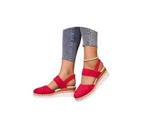 Genérico 2025 summer new wide band closed toe sandals for womenOrthopedic Platform Wedge (1PCS/G, Adulto, Mujer, 36, Números, Sistema tallas calzado EU, mediano)