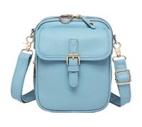 Genérico 2025 Upgrade Vintage Double Layer Large Capacity Mini Messenger Bag, Vintage Messenger Bag, Unisex Messenger Bags Crossbody (Blue)