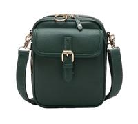 Genérico 2025 Upgrade Vintage Double Layer Large Capacity Mini Messenger Bag, Vintage Messenger Bag, Unisex Messenger Bags Crossbody (Green)