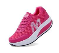 Genérico 2025 Zapatillas Mujer Moda,Zapatos de Caminar Deporte Senderismo Gimnasio Atlético Transpirable Plataforma Ligeras Comodas Y Zapatos Ideales para Primavera-Verano