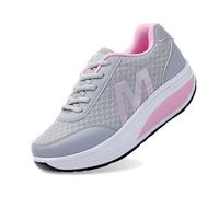 Genérico 2025 Zapatillas Mujer Moda,Zapatos de Caminar Deporte Senderismo Gimnasio Atlético Transpirable Plataforma Ligeras Comodas Y Zapatos Ideales para Primavera-Verano