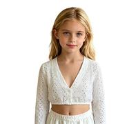 Genérico 2026 Blusa Túnica Básica Informal Color Liso para Niñas Estilo Casual con Capa Interior Prenda Versátil y Cómoda para Uso Diario Escolar Recreo