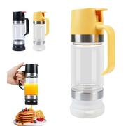 Genérico 2026 Boutique Kitchen Tool - No-Drip Honey Dispenser, Glass Honey Dispenser Pot, Press Type Drip Dispensers for Honeys, Coffee Syrup, Chocolate Sauce (Yellow,10oz)