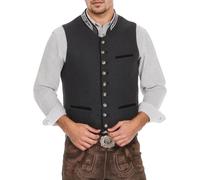 Genérico 2026 Chaleco formal de boda para hombre, corte entallado, con botones delanteros ajustables, ideal para la fiesta del novio en el Oktoberfest, prenda versátil para combinar con otras prendas.