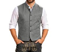 Genérico 2026 Chaleco Oktoberfest ligero, ideal para festivales de cerveza alemanes y para un estilo clásico de capas en otoño.