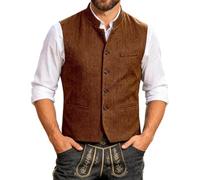 Genérico 2026 Chaleco Oktoberfest ligero, ideal para festivales de cerveza alemanes y para un estilo clásico de capas en otoño.