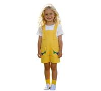 Genérico 2026 Conjunto de animadoras para niños con Estampado de Dinosaurios para el día del Deporte Escolar Actividades de jardín de Infantes. (Yellow, 13-14 Years)