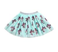 Genérico 2026 Falda tutú de Tul con Lentejuelas animadas para niñas pequeñas Vestido Ballet y Elegante (Green, 3-4 Years)