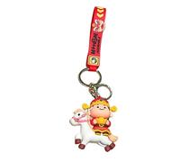 Genérico 2026 Horse Keychain Silicone Bag Charm Funny Chinese Decoration Year of the Horse Cute Accessory for Women Girls Kids Handbag Purse Backpack Car Office School Holiday Party Favors, a, Se