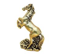 Genérico 2026 Horse Year Statue - Wealth Figurine Brass Keepsake | Year of The Horse Desk Decor, Ornament, Nightstand Bookshelf Cabinet For Family Friends Colleagues and Many More