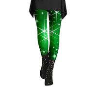 Genérico 2026 Leggings Mujer Impreso Martes Pantalones ajustados casuales para un estilo de moda diario, verde, XL