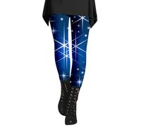 Genérico 2026 Leggings Mujer Impreso Martes Pantalones ajustados casuales para un estilo de moda diario, azul, L