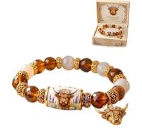 Genérico 2026 Love Peace Spring Blessings Bracelet, Hummingbird Garden Faith Bracelet, Inspirational Bird Charm Beaded Bracelets for Strength,Hope and Joy, Motivational Jewelry Gifts for Women