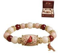 Genérico 2026 Love Peace Spring Blessings Bracelet, Hummingbird Garden Faith Bracelet, Inspirational Bird Charm Beaded Bracelets for Strength,Hope and Joy, Motivational Jewelry Gifts for Women