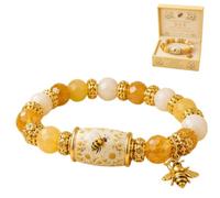 Genérico 2026 Love Peace Spring Blessings Bracelet, Hummingbird Garden Faith Bracelet, Inspirational Bird Charm Beaded Bracelets for Strength,Hope and Joy, Motivational Jewelry Gifts for Women