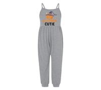 Genérico 2026 Mono Halloween para niñas con estampado calabaza traje pequeño cómodo bebé disfraz (Grey, 2-3 Years)