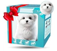 Genérico 2026 New AI Robot Dog - Interactive Electronic Plush Puppy Toy That Walks, Barks, Wags Tail & Moves Realistically, Soft Stuffed Puppy for Kids, Smart Walking & Talking Pet Companion(#D)