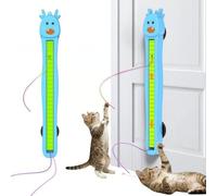 Genérico 2026 New Auto Motion Flying Rope Cat Toy, Automatic Electric Wall Mounted Interactive Cat Toy for Indoor Cats, Hands-Free Exercise and Boredom Relief