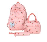 Genérico 2026 NEW Bow Backpack 3-Piece Set Cute College Laptop Rucksack for Women Fashion Travel Daypack (M)
