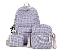 Genérico 2026 NEW Bow Backpack 3-Piece Set Cute College Laptop Rucksack for Women Fashion Travel Daypack (G)