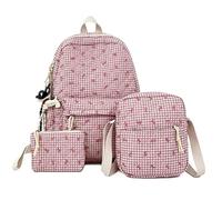 Genérico 2026 NEW Bow Backpack 3-Piece Set Cute College Laptop Rucksack for Women Fashion Travel Daypack (A)