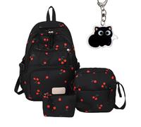 Genérico 2026 NEW Bow Backpack 3-Piece Set Cute College Laptop Rucksack for Women Fashion Travel Daypack (R)